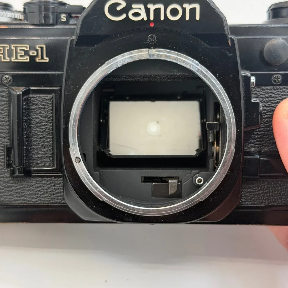 Canon AE-1 35mm Film SLR Camera with FD 50mm f1.8 Lens Tested New Light Seals